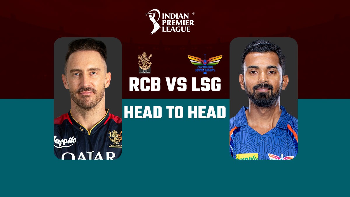 RCB vs LSG HeadToHead Check the rivalry between Royal Challengers