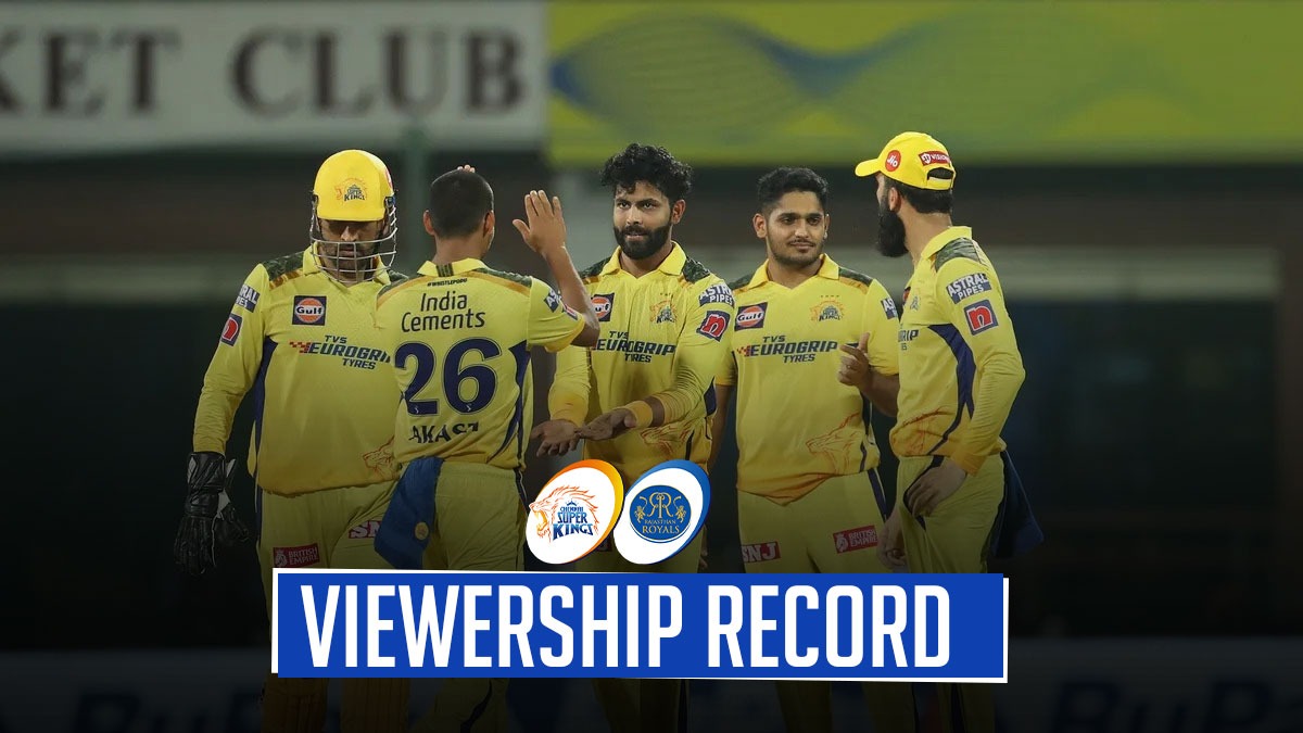 IPL 2023: TATA IPL 2023 BREAKS Records, CSK Vs RR Match CLOCKS Highest ...