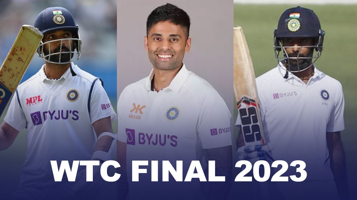 India Squad WTC Final Ajinkya Rahane pips Suryakumar Yadav & Hanuma