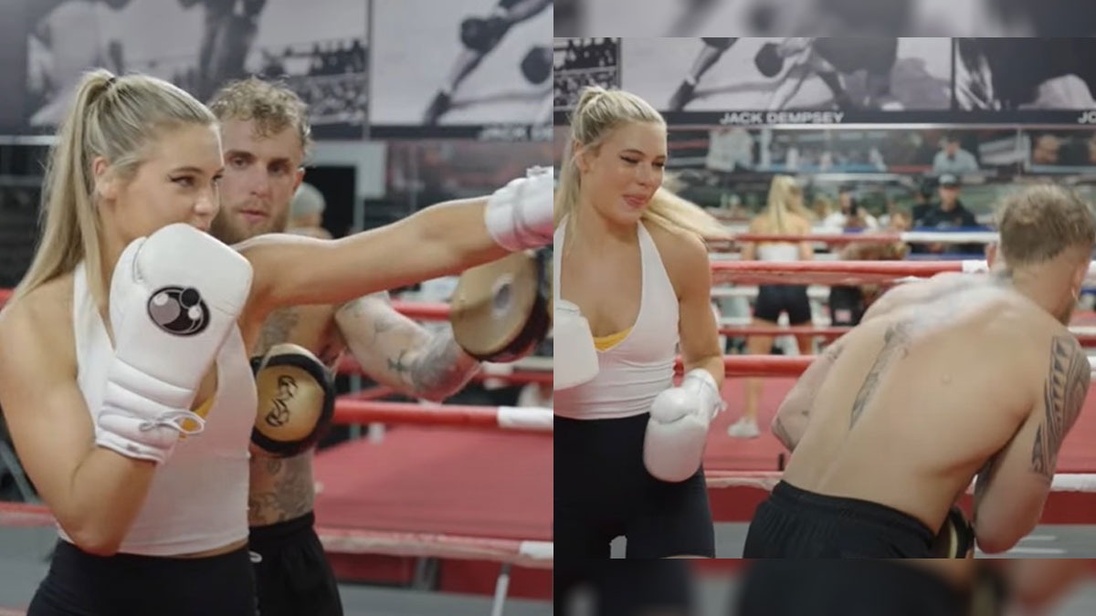 Watch Jake Paul Teaches Girlfriend Jutta Leerdam To Box And Predicts Her To Become A Champion 4774