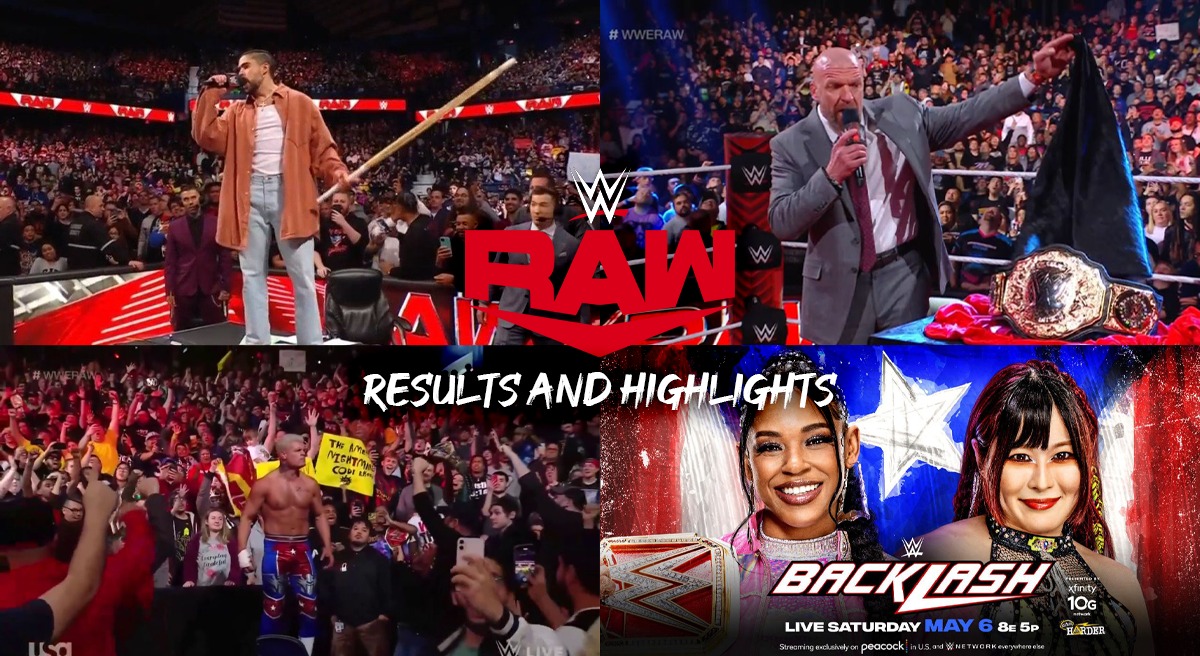 WWE Raw Results and Highlights (April 24, 2023) Triple H announces a