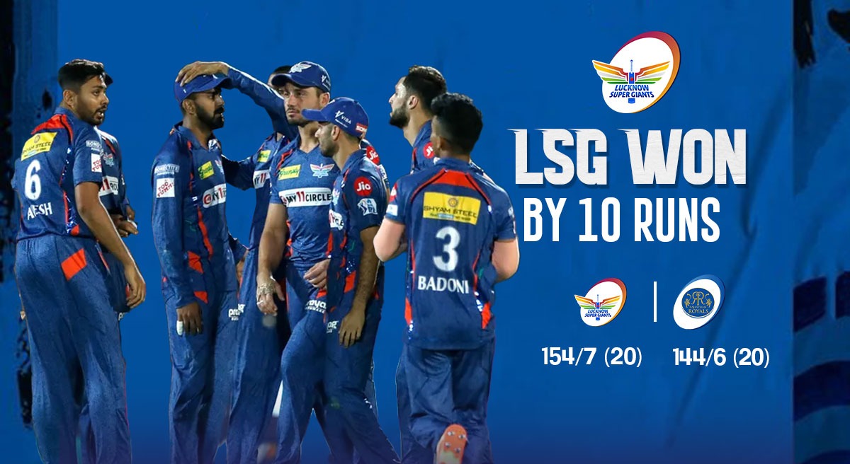 RR Vs LSG Highlights Avesh Khan Marcus Stoinis Shine With Ball As Lucknow Super Giants Hand