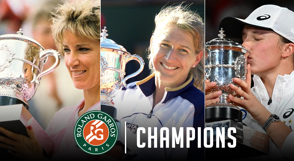 French Open List of Most Women's Singles Champions at Roland Garros