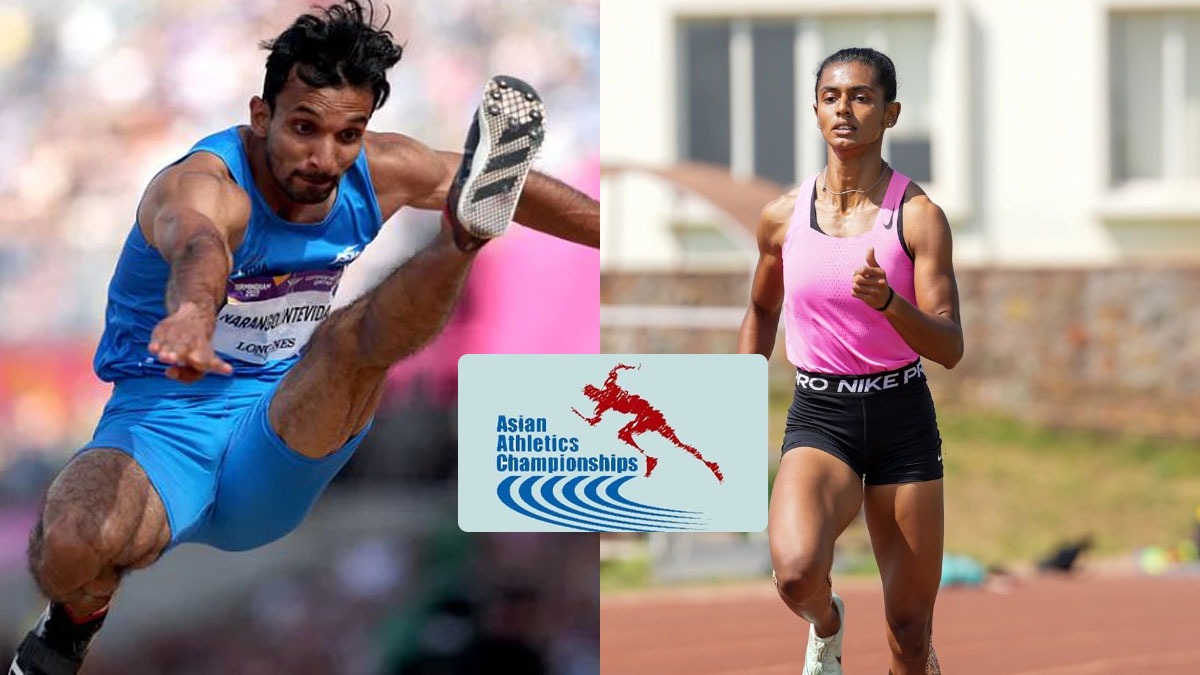 Asian Athletics Championships 2023 Priya Mohan & Abdulla Aboobacker