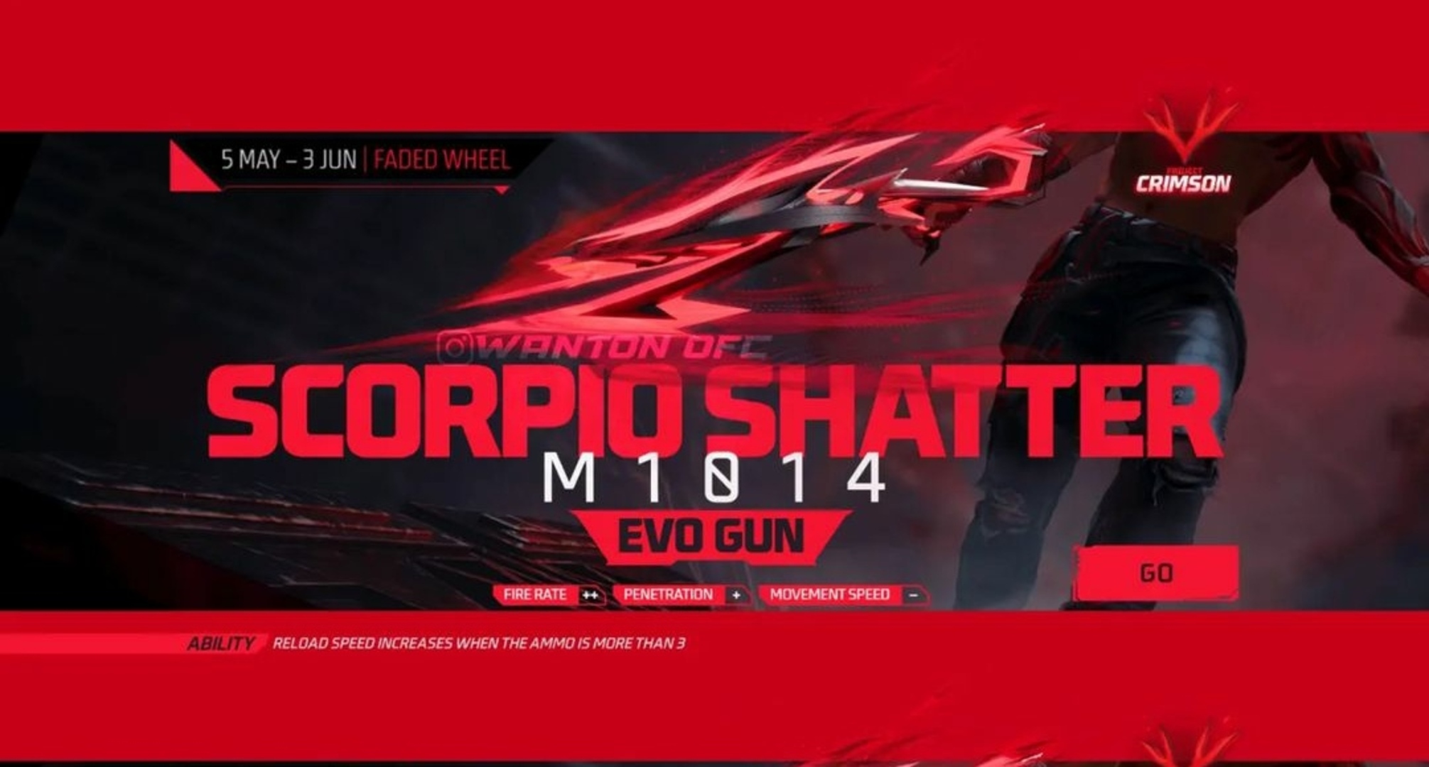 Free Fire Max Faded Wheel Event New Scorpio Shatter M Evo Gun Skin Set To Arrive In Game