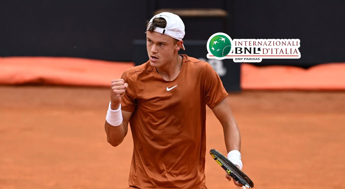 Holger Rune beats Novak Djokovic in rainy Italian Open