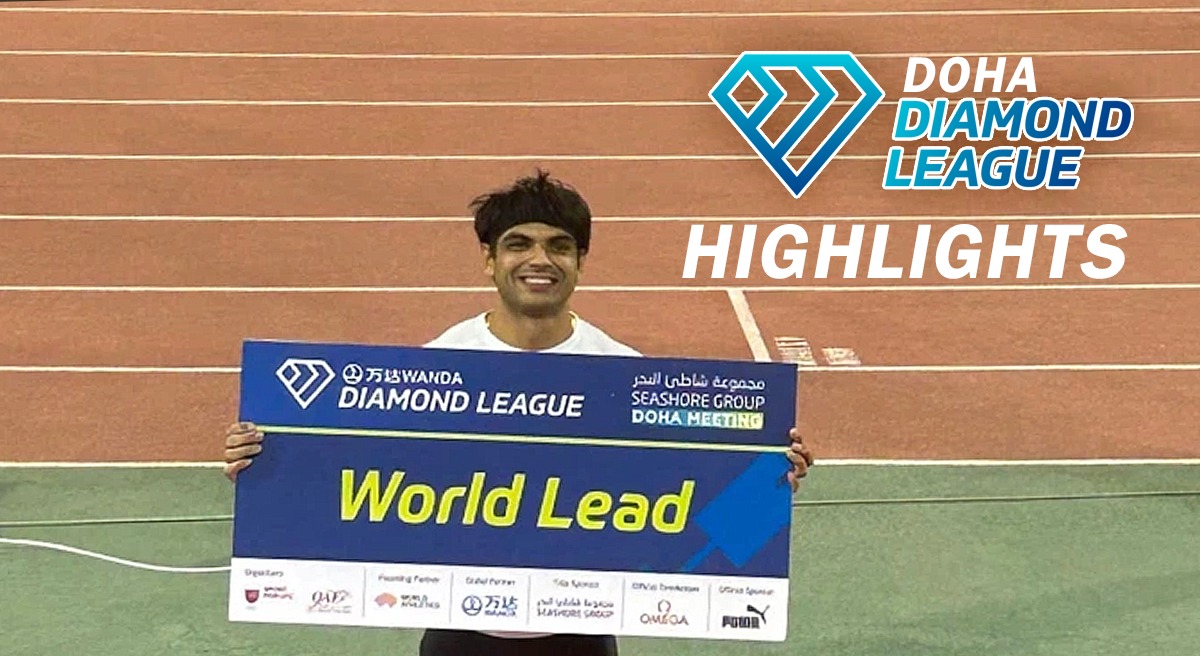 Doha Diamond League Highlights Neeraj Chopra wins, Eldhose Paul