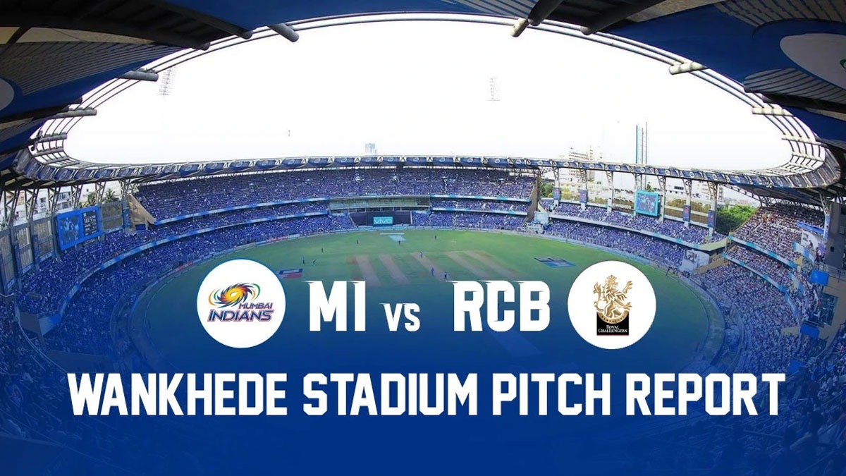 Wankhede Stadium Pitch Report MI Vs RCB Batters Day Out In Mumbai New Ball To Assist The