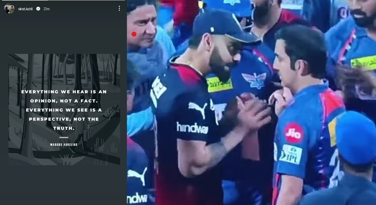 IPL 2023: ‘Everything we hear is an opinion…’ Virat Kohli shares cryptic post after heated argument LSG mentor Gautam Gambhir