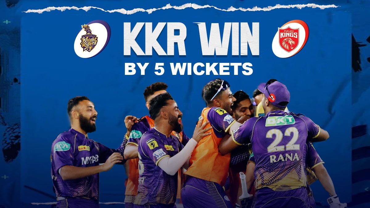 KKR vs PBKS Highlights Russell, Rana & Rinku star as KKR keep playoffs