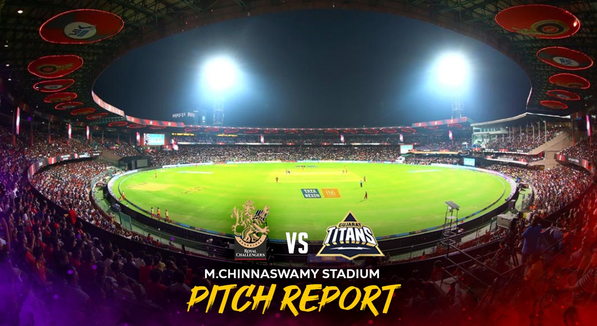 M Chinnaswamy Stadium Pitch Report Run Fest Expected In Rcb Vs Gt Crunch Ipl Clash Check