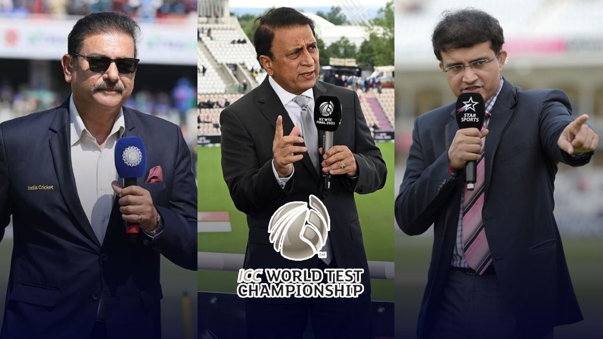 Wtc Final Live Broadcast Ravi Shastri Sunil Gavaskar And Sourav Ganguly