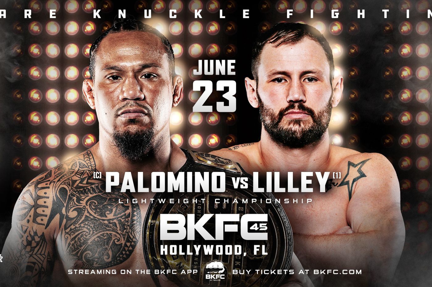 Watch Bare Knuckle Fighting Championship Live Streaming Events