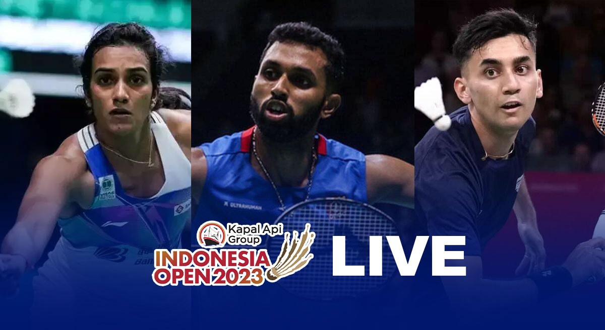 Indonesia Open Live: Indonesia Open 2023 will get underway on June 13. HS Prannoy & PV Sindhu are in action in singles, with three doubles matches to be played.