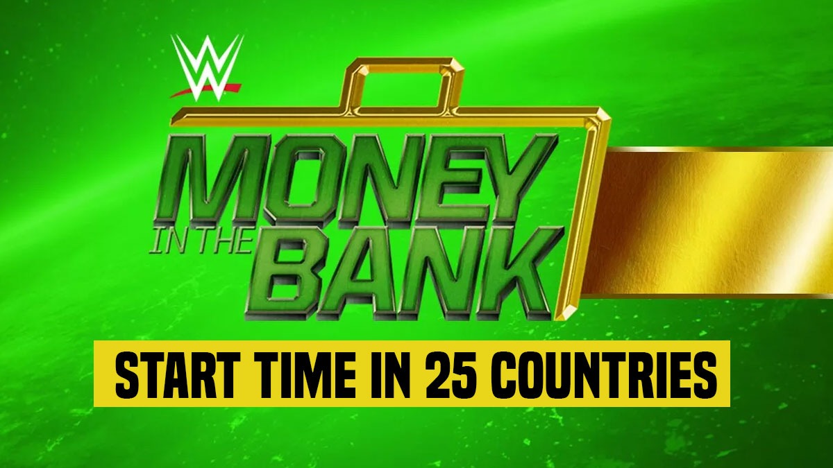 WWE Money in the Bank 2023 Start Time in 25 Countries Including USA