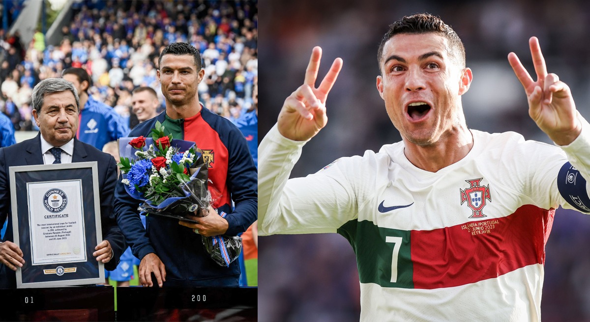 Portugal's Cristiano Ronaldo bags Guinness World Record in Euro 2024 ...