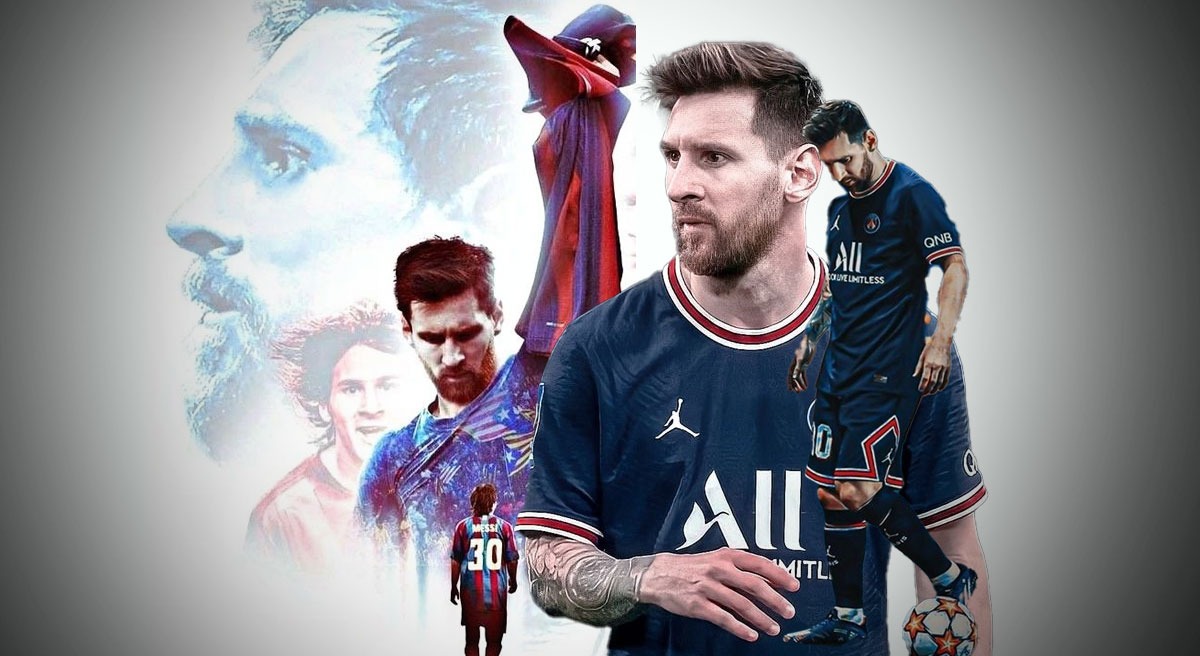 PSG Jordan Fourth Lionel Messi Kids Jersey 2022 2023