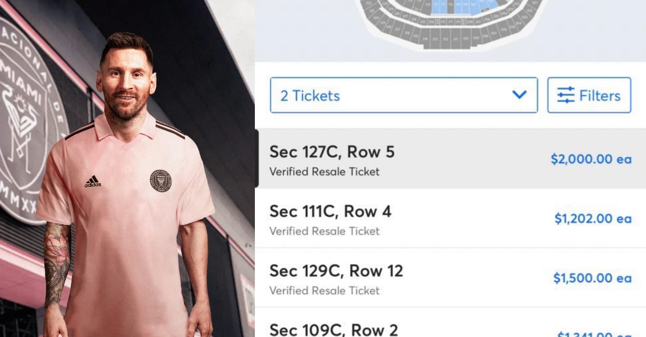 Lionel Messi joins Inter Miami: All tickets sold out! Ticket