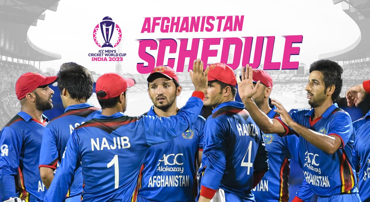 ICC Cricket World Cup 2023 Schedule for Afghanistan UPDATED