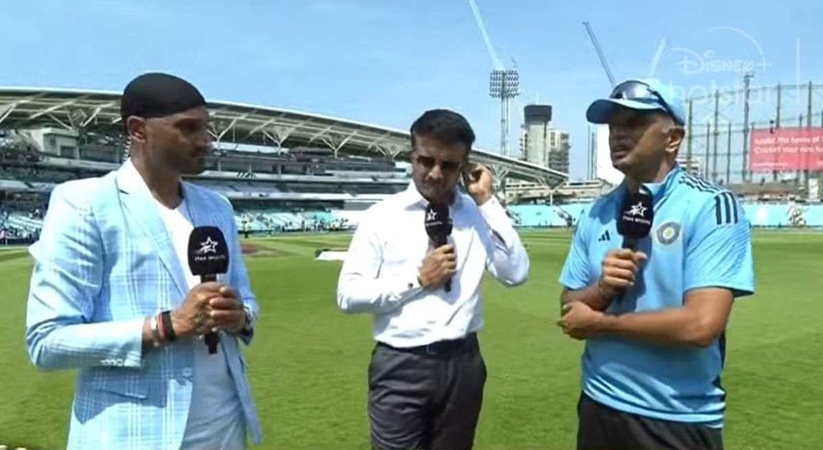 Rahul Dravid Ct Harbhajan Singh, B Sourav Ganguly, India Head Coach ...