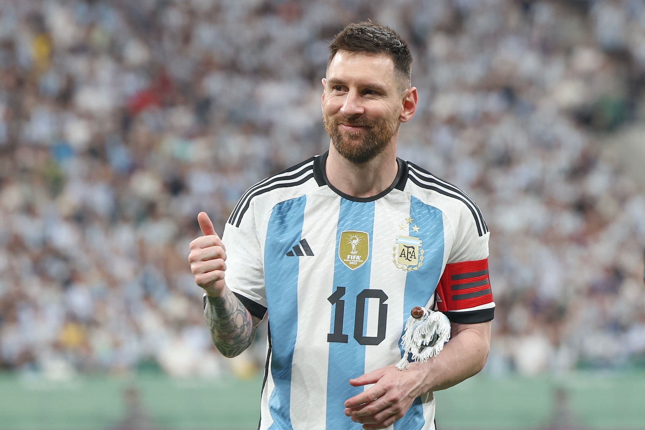 Inter Miami and Lionel Messi fan travels to see Argentina star Leo Messi play his debut match against MLS team Philadelphia Union on Saturday
