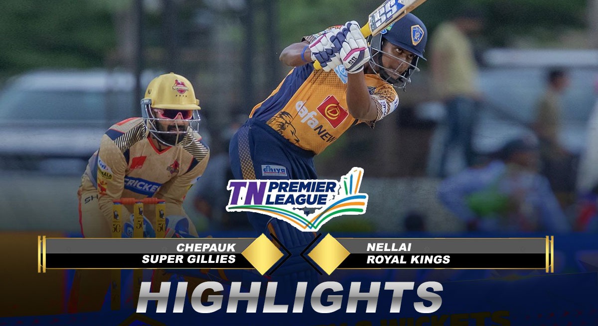 Arun Karthik's sublime hundred powers Nellai Royal Kings to a win