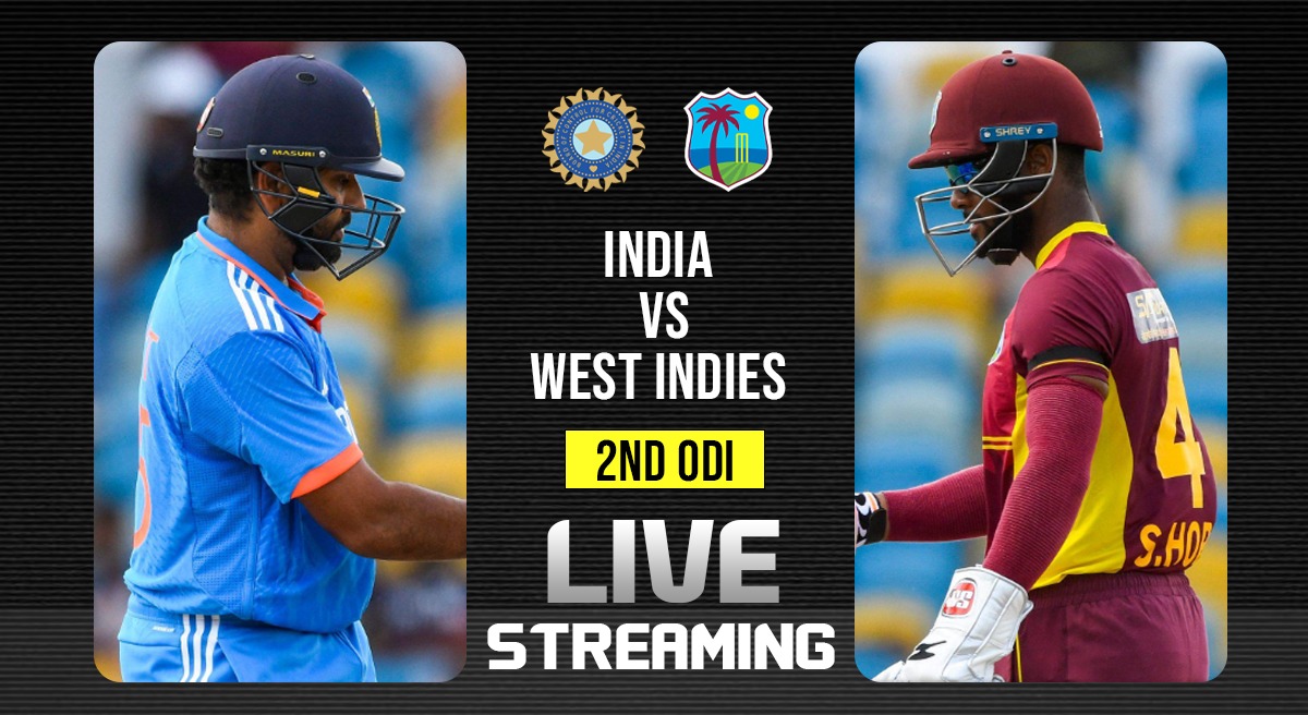 IND vs WI LIVE Streaming Check HOW to watch India vs West Indies 2nd ODI Online