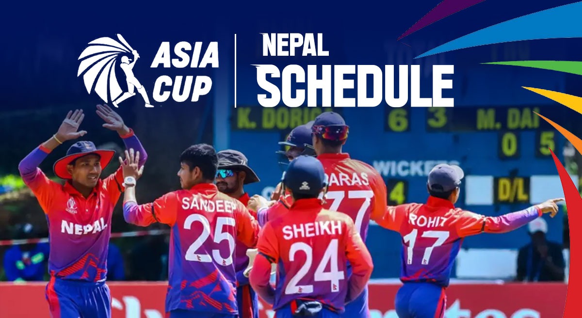 Asia Cup 2023 Schedule for Nepal, NEP vs PAK opening match on AUG 30