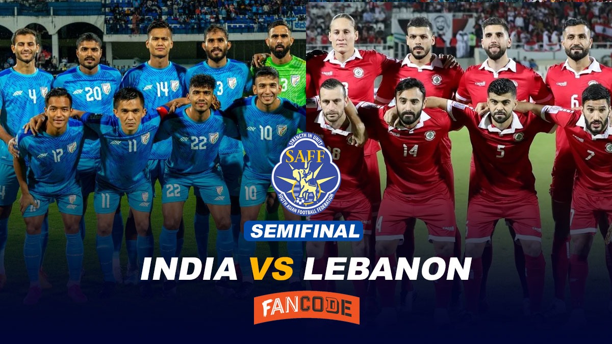 Líbano x Índia 01/07/2023 na Campeonato SAFF do Sul da Ásia 2023, Futebol