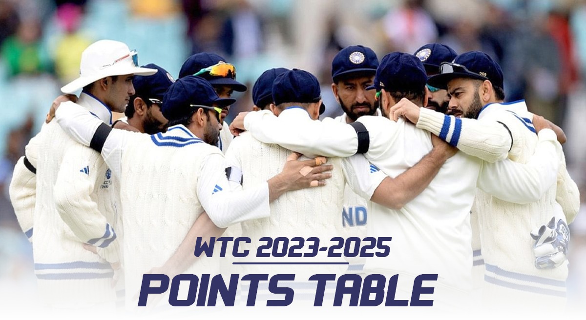 Team India Moves To Top Of Points Table In WTC 2023-25