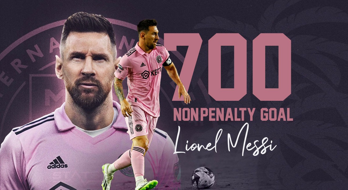 700 Non-penalty GOALS - MESSI Become Only Player To Achieve The Milestone