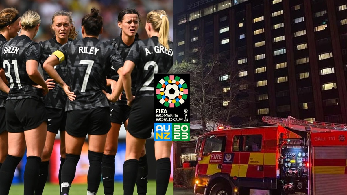 New Zealand Women's World Cup team evacuated because of hotel fire