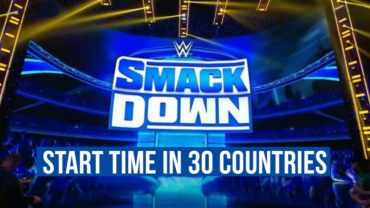 WWE SmackDown (July 21, 2023) Start Time In 30 Countries Including USA