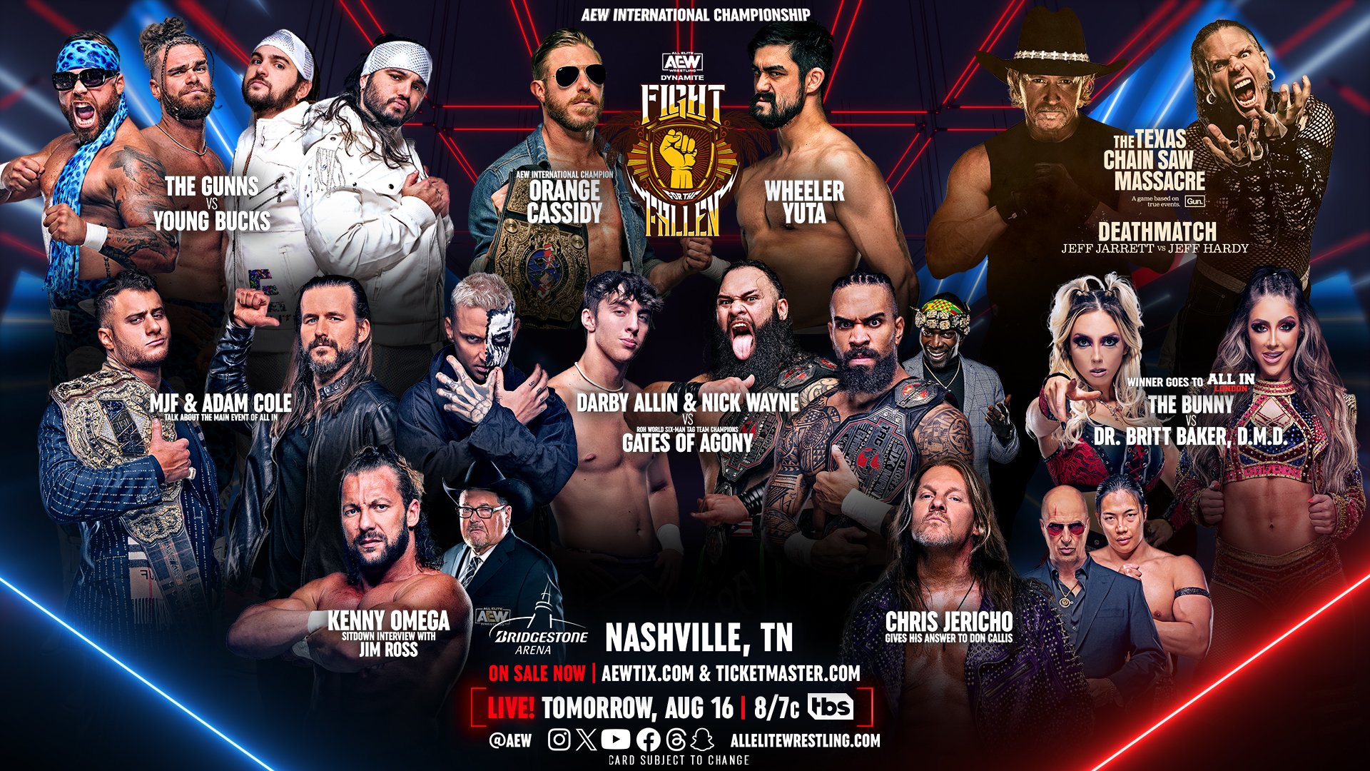 AEW Dynamite Fight For The Fallen Preview (16/8/23)