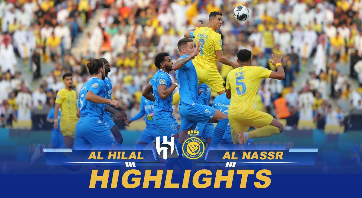Al Hilal vs Al Nassr Highlights Ronaldo leads 10man Al Nassr to Arab