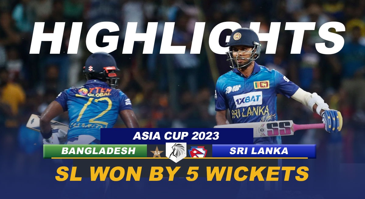 BAN Vs SL Highlights: Sadeera, Asalanka Shine As Sri Lanka Register Win