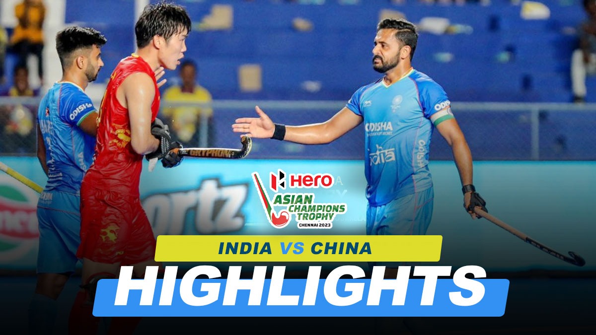 India Dominate China With 7-2 Win To Start Campaign At Hockey Asian ...