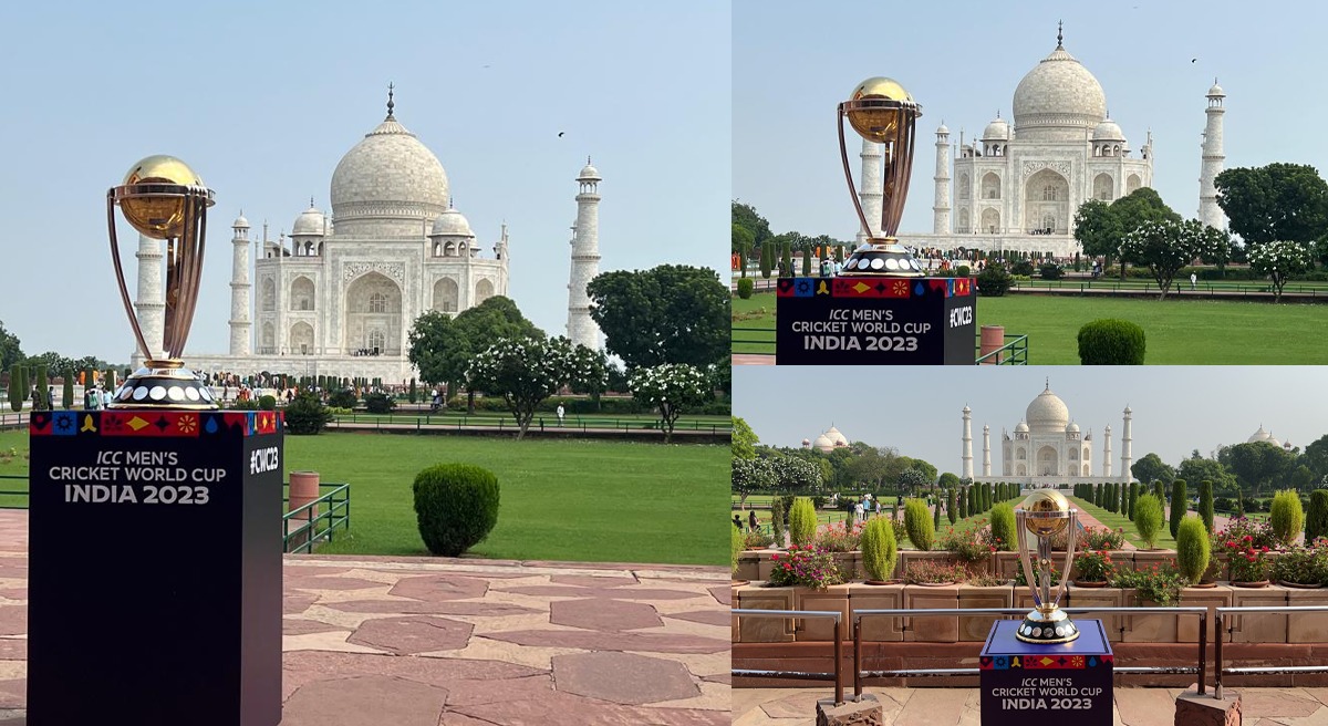 Watch Stunning Pictures Of Icc World Cup Trophy Placed In Front Of Hot Sex Picture 4884