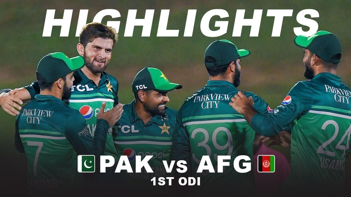 Pak Vs Afg Highlights Haris Rauf Fifer Leads Pakistans Rout Of Afghanistan In First Odi 5851