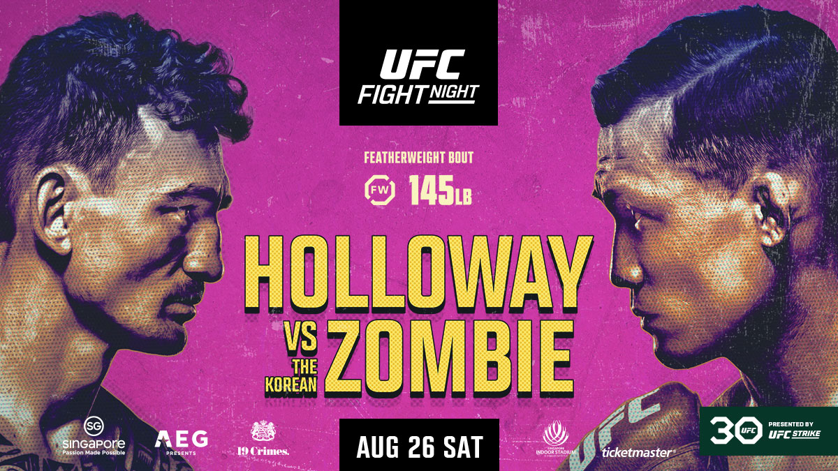 Max Holloway knocks out The Korean Zombie at UFC Fight Night