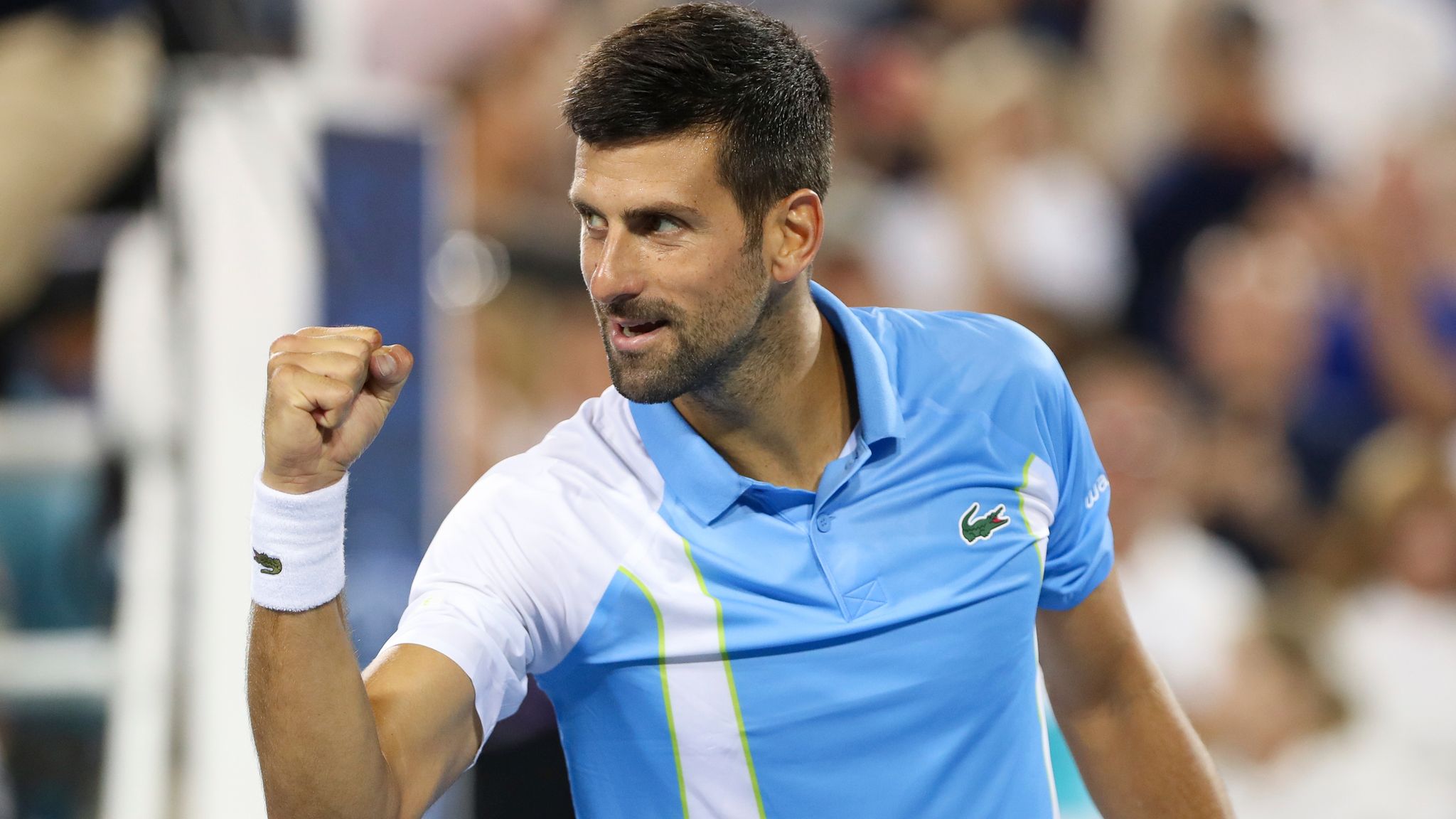 Inter Miami co-ower Jorge Mas poses with Lionel Messi & tennis icon Novak Djokovic after US Open Cup 2023 win