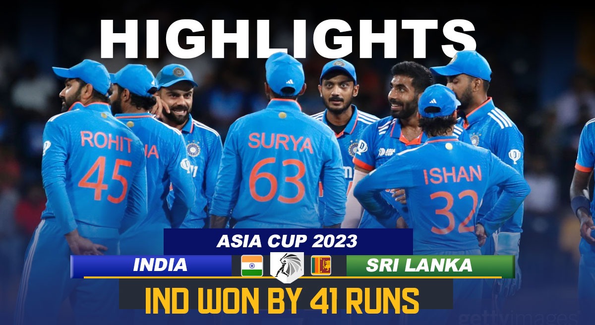 WATCH IND vs SL Highlights as India end Sri Lanka's record run to seal