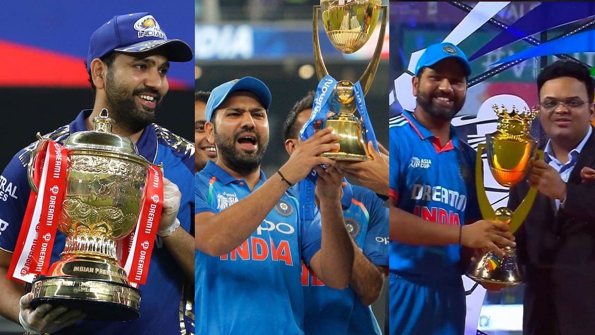 Complete list of trophies won by Rohit Sharma as captain