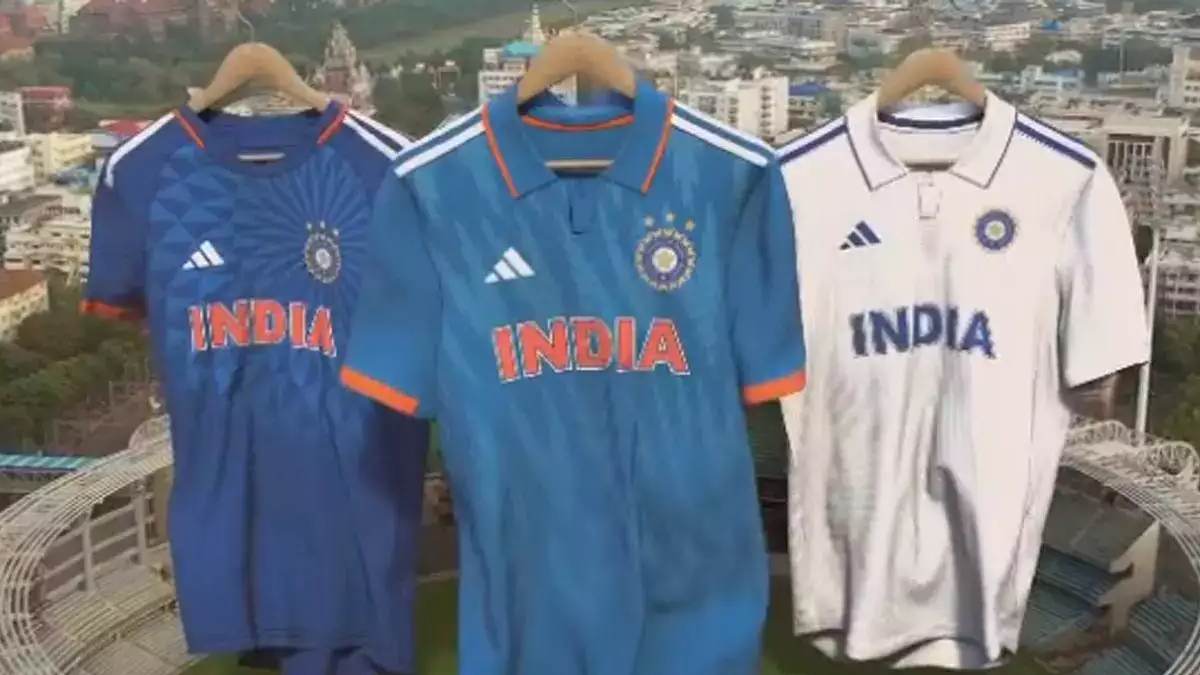 Tri-colour surprise in India's World Cup jersey, internet calls it  masterstroke