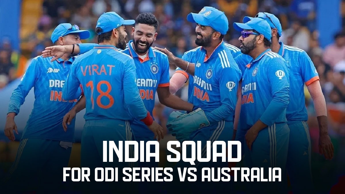 India Squad for Australia ODIs announced, KL Rahul to lead in first two