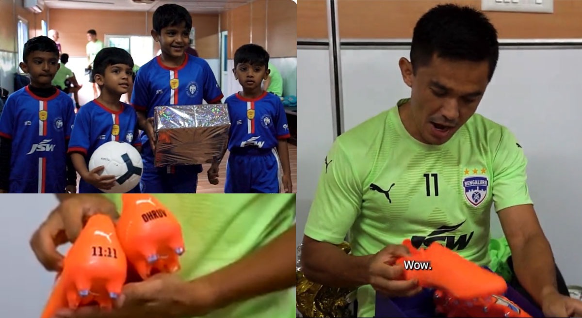 Watch: Sunil Chhetri Announces Wife's Pregnancy With Goal Celebration