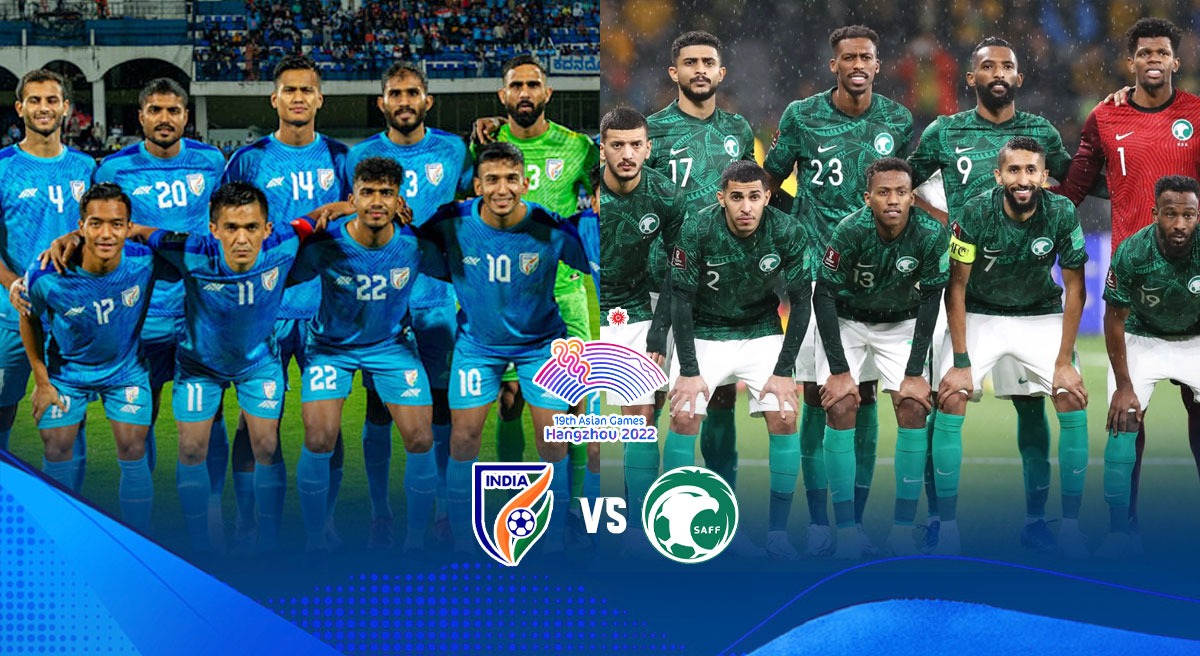 India vs Saudi Arabia LIVE in Asian Games 2023 at 5.00 PM IST