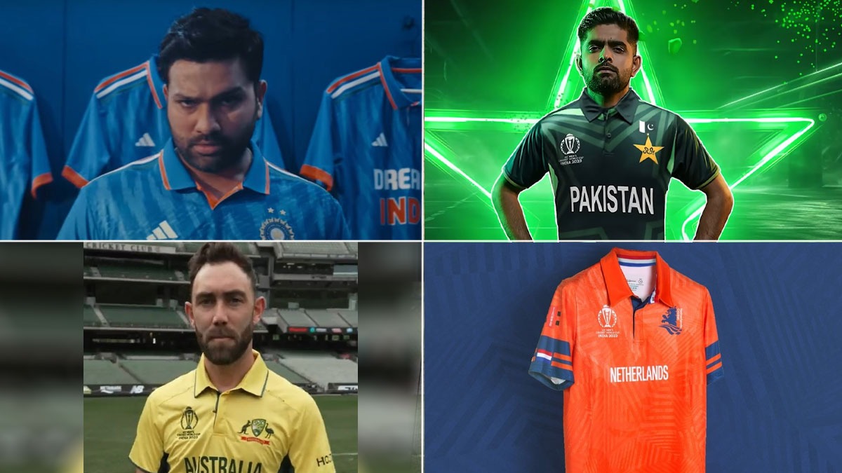 ODI World Cup 2023 In India: World Cup Jerseys Of All 10 Teams Pictures