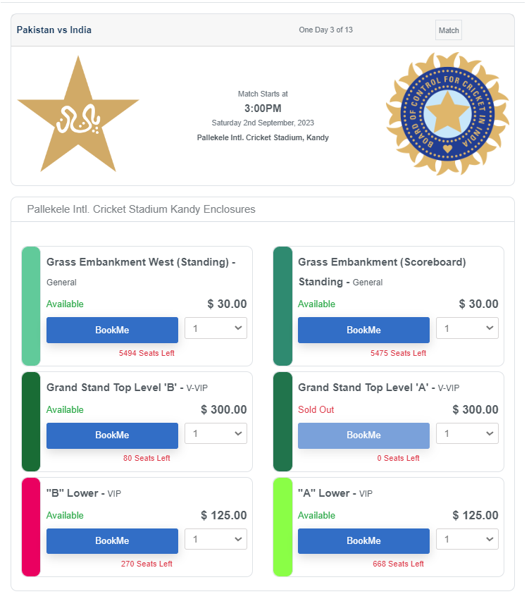 India vs Pakistan tickets: Where to book online and tickets price