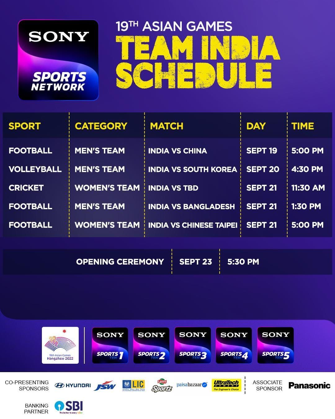 sunday football game schedule